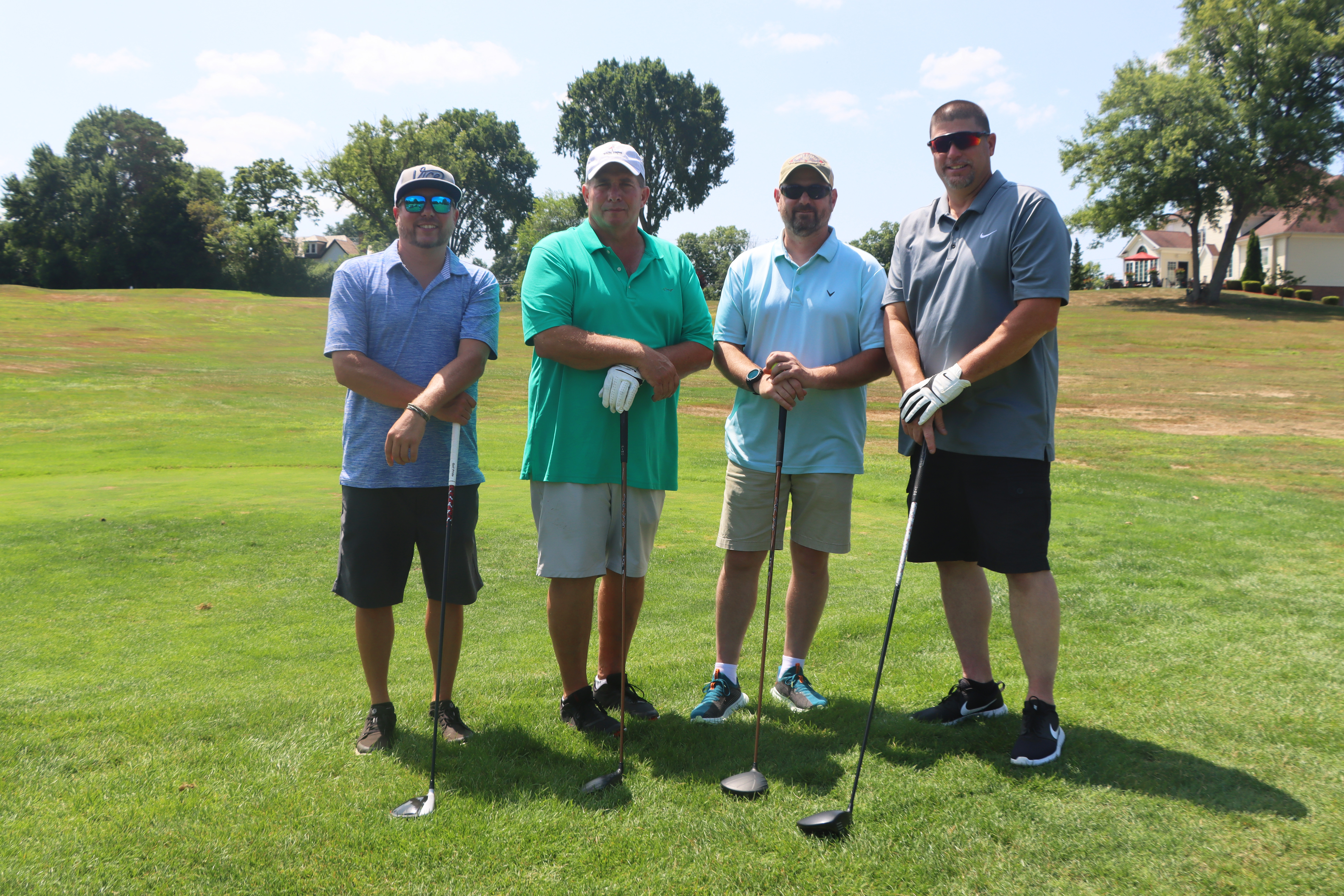 A group of golfers.