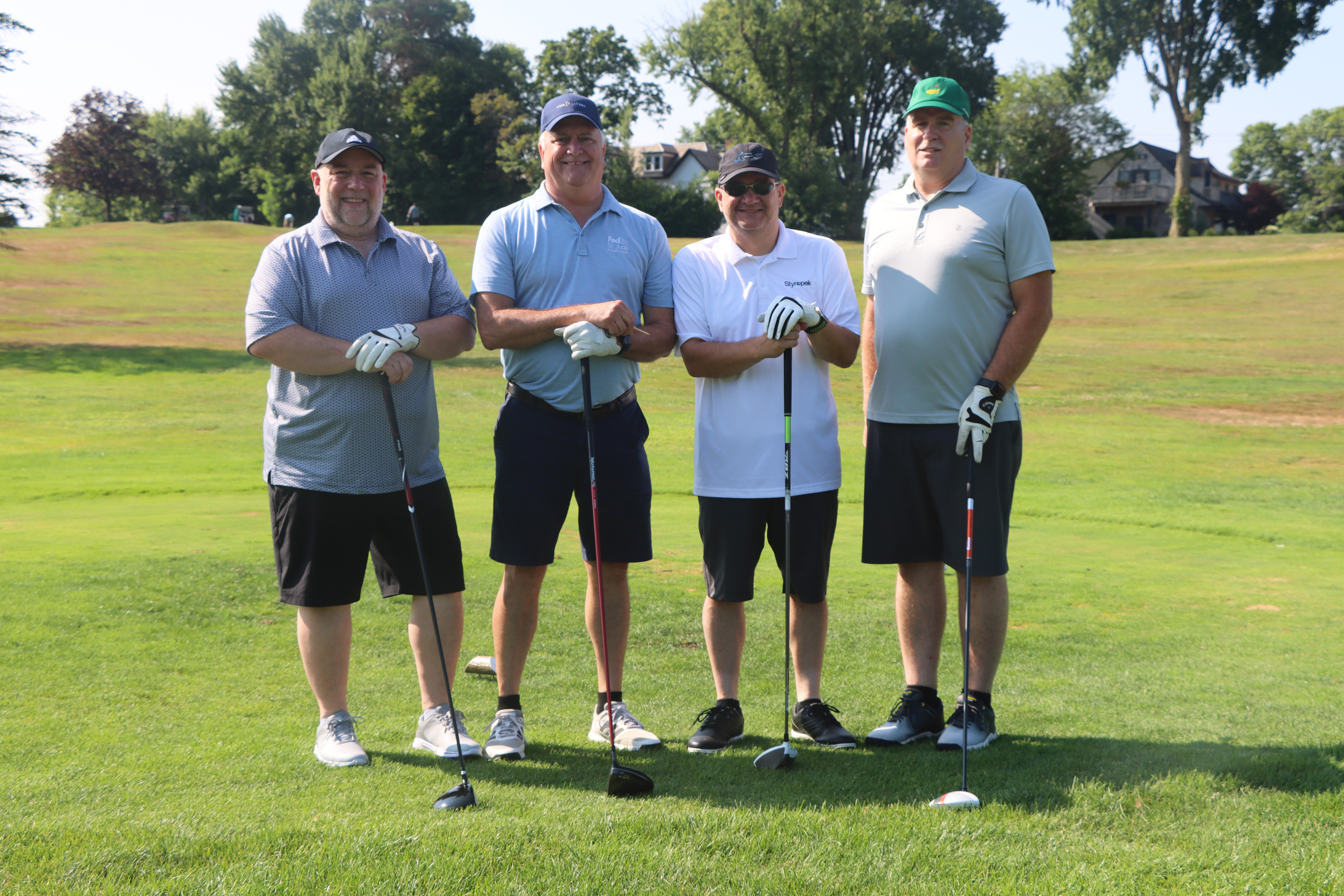 A group of golfers.