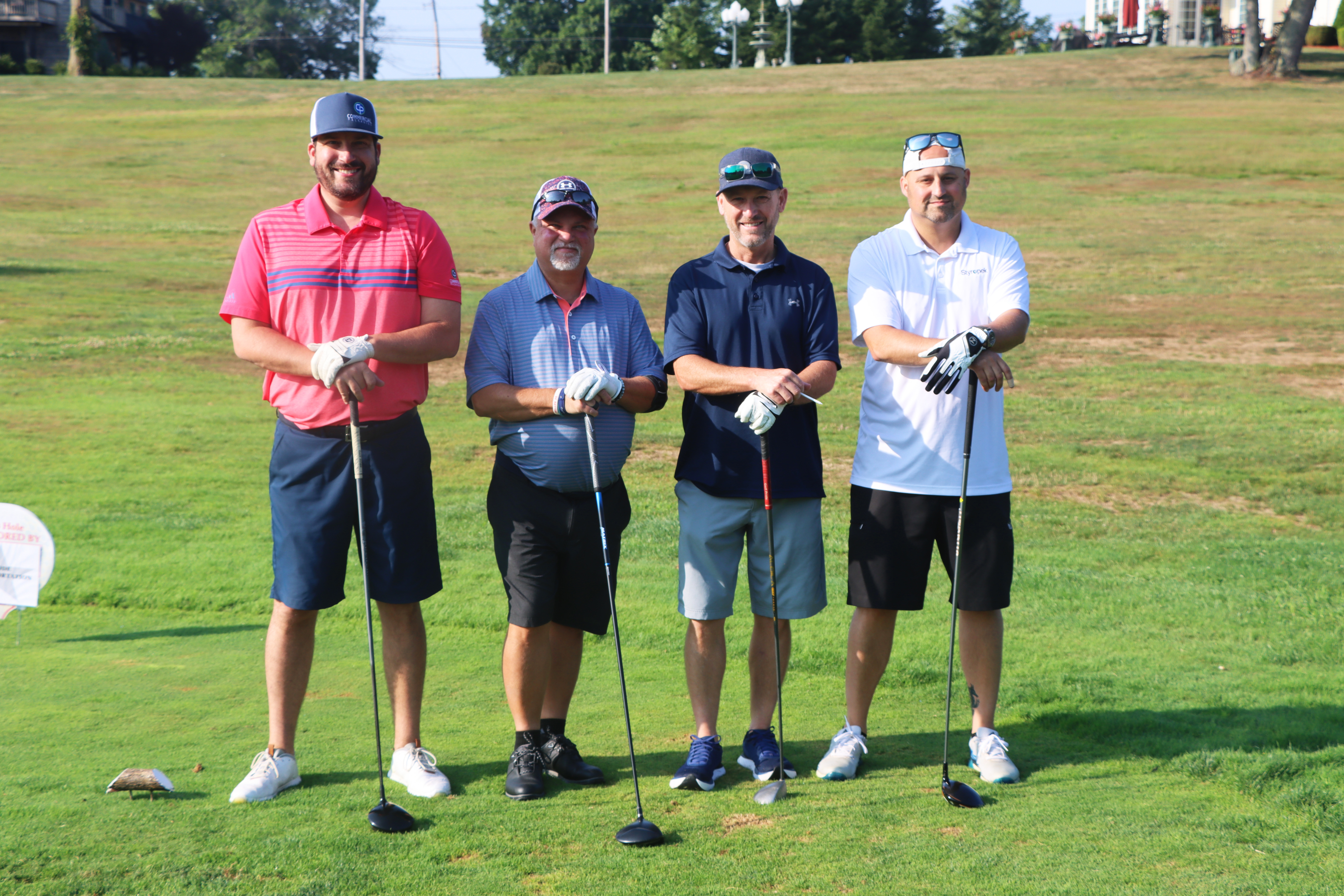 A group of golfers.