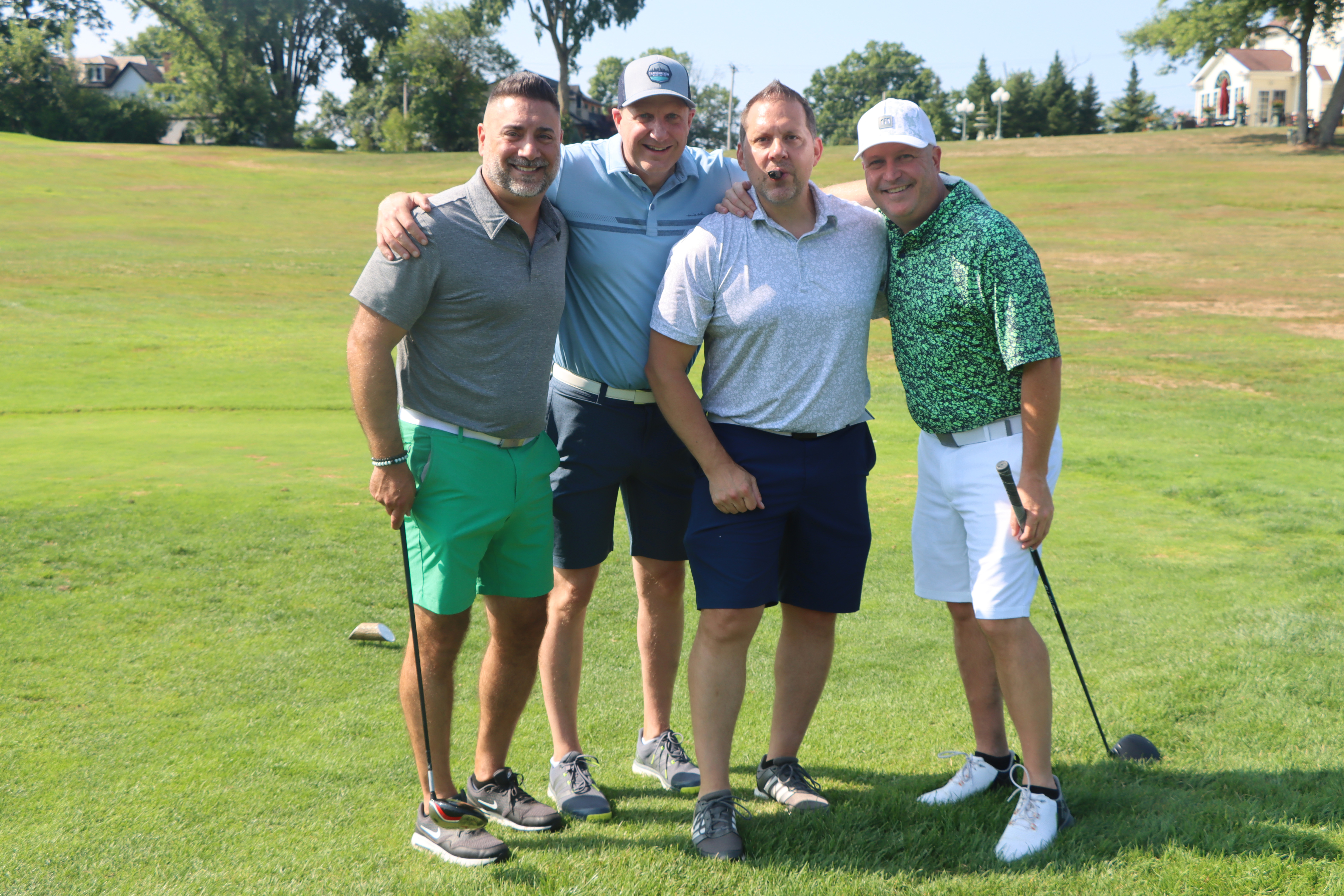 A group of golfers.