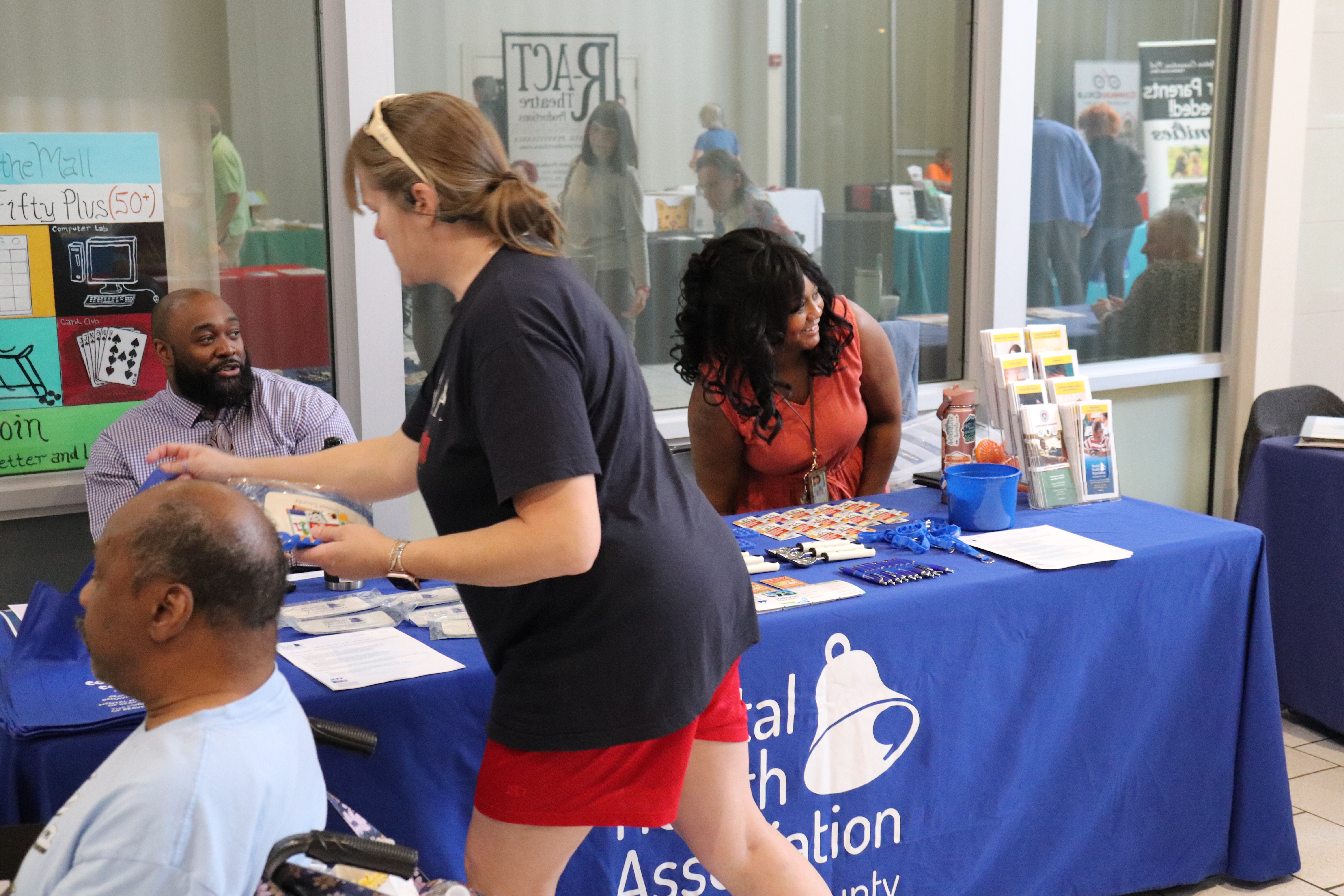 A few people at the Mental Health Association of Beaver County's table