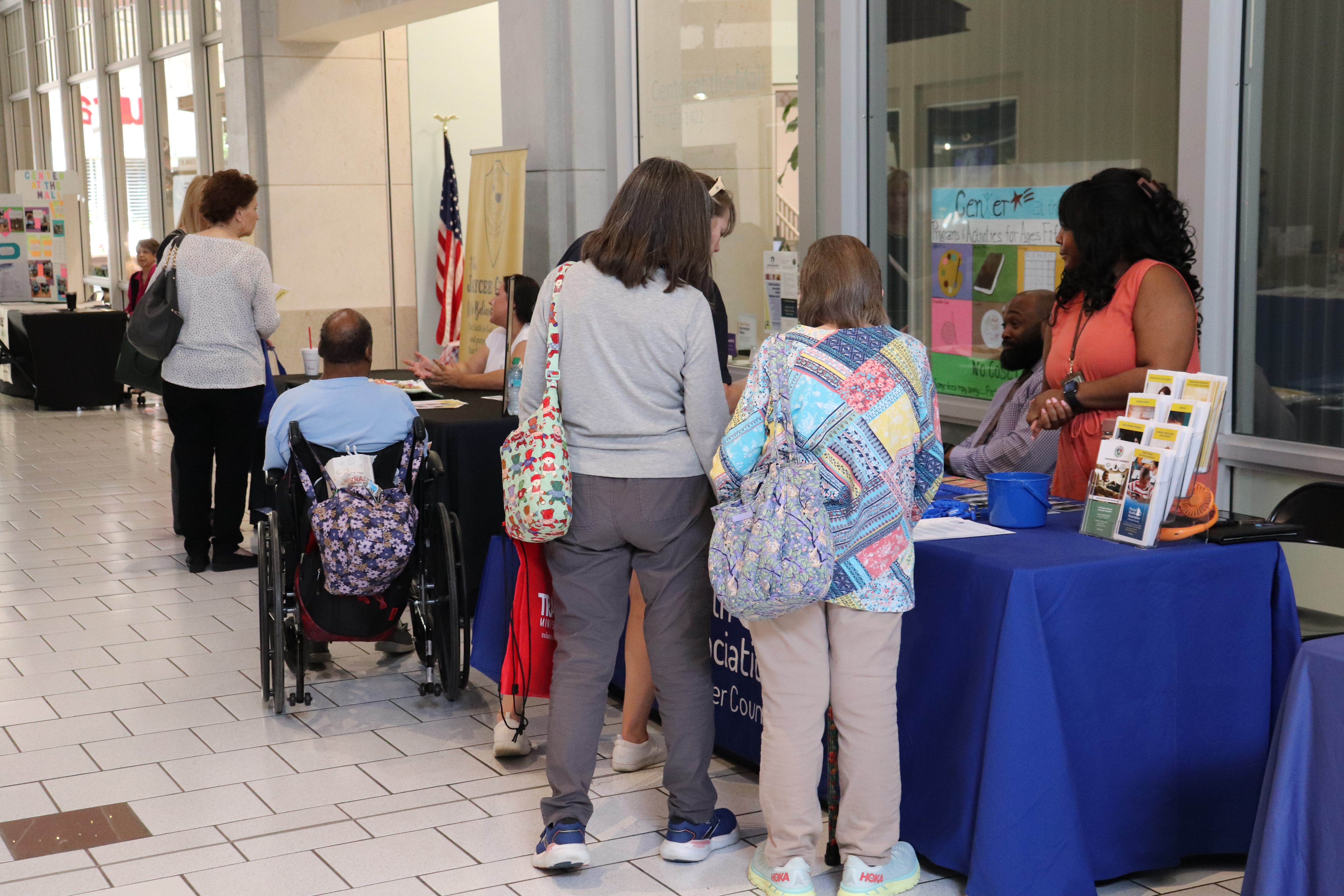 A few people at the Mental Health Association of Beaver County's table
